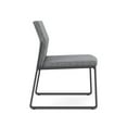 thumbnail image 4 of Gansett Reception Waiting Room Armless Guest Chair / Charcoal Steel / Gray, 4 of 5