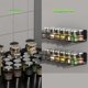 thumbnail image 3 of 2 Piezas Estante Organizador Magnético para Especias, Especiero para Cocina, 5 Ganchos Extraíble, Organizador de Cocina con Iman para Refrigerador, Lavadoras, Repisas para Cocina (Negro), 3 of 4