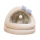 thumbnail image 2 of Cama cálida para gatos de invierno, nido semicerrado para gatos, universal, antideslizante, diseño de mariposa, suave, cálida y acogedora, casa para S, 2 of 9