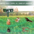 thumbnail image 3 of Repelente solar para animales Repelente para pájaros Repelente para perros y gatos callejeros Repelente solar ultrasónico para animales para exteriores, 3 of 6