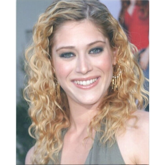 Lizzy Caplan Smiling At Event Gorgeous Glam Up 8x10 photograph