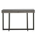 thumbnail image 3 of Weston Home Nadian Wood and Metal Console Table, Oak, 3 of 11