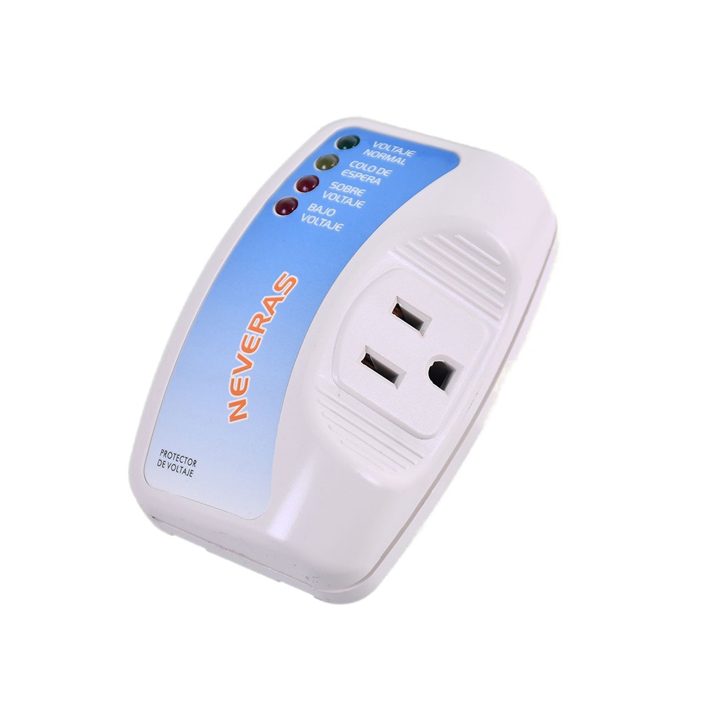 12A Voltage Protector Multi-Function Plug Refrigerator Protector Surge Socket