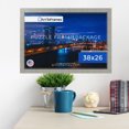 thumbnail image 5 of ArtToFrames 38x26 Inch - 97x66 CM Silver Puzzle Frame for 2000 piece Puzzles.2.00 Inch Custom MDF Puzzle Frames, Metallic Deco Silver - Comes with Economy Acrylic, 5 of 6