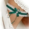 thumbnail image 1 of Elegant Wedding Garter for Bride with Lace Rhinestones - Bridal Accessory for, 1 of 3