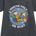 thumbnail image 2 of Garfield - North Pole Or Bust - Toddler And Youth Girls Fleece Dress, 2 of 4