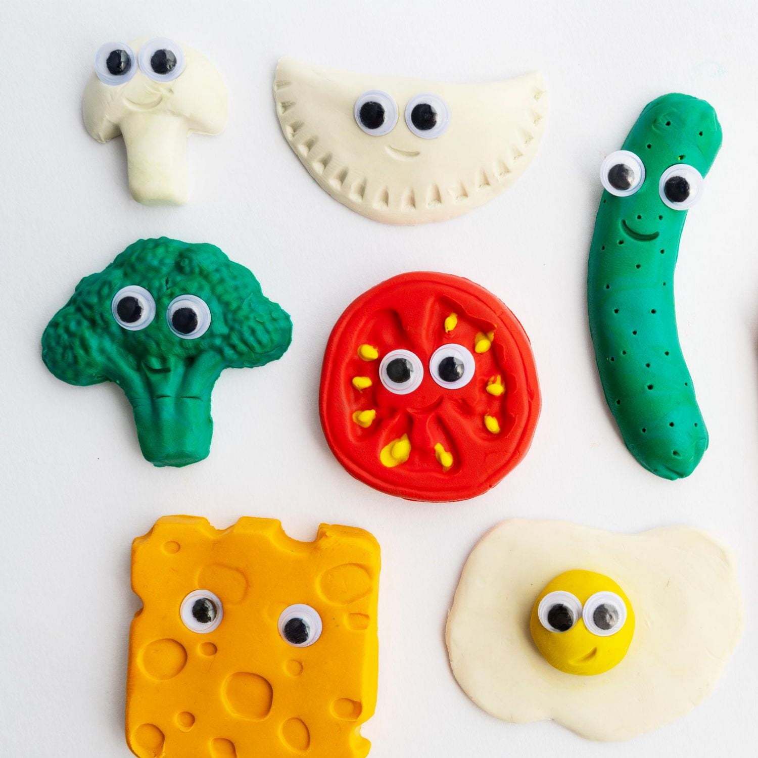 TINY HANDS Wiggly Eyes — 10 mm, 250 pcs, Age 5+, WIGGEYES 10MM 250PCS