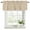 Beige, variant on 2 Pack Brown Floral Valances for Windows Bedroom Living Room Window Treatments, Vintage Spring Botanical Flowers Rod Pocket Valance Drapes Short Kitchen Curtains Over Sink 42"x12"