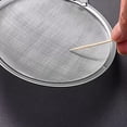 thumbnail image 5 of Mesh Stainless Steel Extra Ultra Fine Fat Skimmer Spoon, Stainless Steel Extra Ultra Fine Fat Skimmer Spoon Set for Frying, Fryer, Sauce, Oil and Grease (1Pcs,L), 5 of 7
