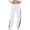 308#White, variant on Y2K Vintage Track Pants Women Low Waist Side Striped Drawstring Straight Leg Loose Fit Joggers Navy M