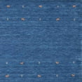 thumbnail image 1 of Ahgly Company Machine Washable Indoor Square Contemporary Bright Navy Blue Area Rugs, 6' Square, 1 of 7
