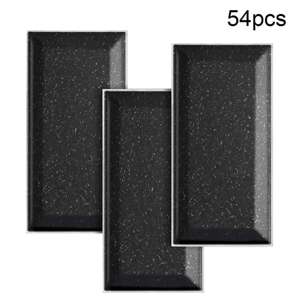 Etiqueta engomada de la pared del PVC de la decoración de la pared del PVC de la decoración del ladrillo de la pared del baño del hogar de la etiqueta engomada del ladrillo de la cocina, UB005L, 54pcs Speravity HA8744-03B
