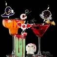 thumbnail image 4 of YIMWNYI Halloween Party Straw Insert Cards, Decorative Drinking Straws, 9 Pcs Eyeball Araneid Pumpkin Straws, Festive Straws for Halloween Celebration, Fun Drink Accessories, 4 of 6