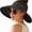 1pack-black, variant on Women's Wide Brim Straw Visor Hat UPF 50+ UV Protection Foldable Roll Up Beach Sun Hat Open Top Ponytail Cap for Travel Daily Wear 1pack-khaki