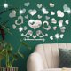 thumbnail image 4 of WEUVEB De Pared Con Acrílico Corazón Y Pájaros Atractivo Para Y Cocina, 4 of 8