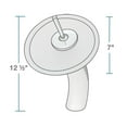 thumbnail image 7 of MR Direct 602 Vessel Sink Ensemble with an Oil-rubbed Bronze finish waterfall faucet, pop-up drain, and sink ring., 7 of 7