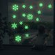 thumbnail image 4 of Infidev - 12 pegatinas luminosas navideñas de copos de nieve, decoración de pared DIY, arte festivo iluminado para el hogar y la oficina, 4 of 8