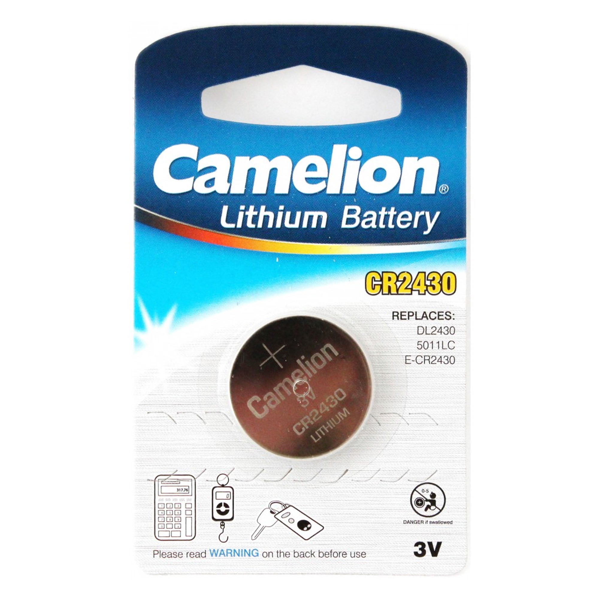 10Pack CR2430 Camelion 3 Volt Lithium Coin Cell Batteries Walmart Canada