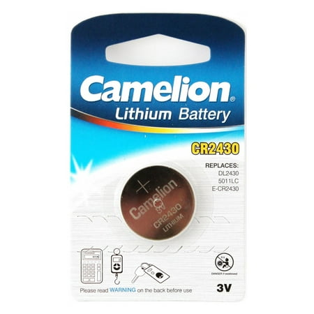 Pile bouton CR2430 Lithium - 3 V - Paquet de 1