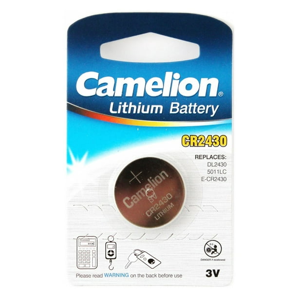 Pile Bouton Lithium Camelion 3V / CR2430