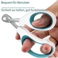 thumbnail image 2 of Cuchillo para uñas de gato - Blanco Azul (Regular) para perros y gatos, 2 of 6