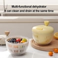 thumbnail image 3 of Salad Spinner Yellow Color With Washing And Dehydration Function For Fruit And Vegetables, 3 of 5