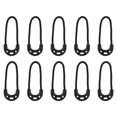 thumbnail image 1 of Domqga Zipper Pulls Slider, Zipper Fixer, 10pcs/bag EDC Black Small Zipper Pulls Cord Rope For Outdoor Travel Clothing Backpack Accessory, 1 of 7