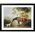 thumbnail image 2 of Art.com Bay Horse and White Dog Art Print by George Stubbs, Black Frame Wall Art, 40" x 32", 2 of 5