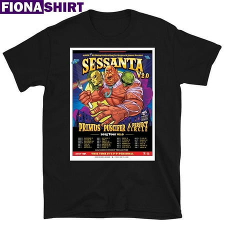 Sessanta Primus Puscifer A Perfect Circle 2025 Tour Poster Shirt