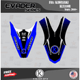 thumbnail image 3 of Kalair GFX Graphics Kit for Kawasaki KLX110 (2010-2023) Evader Series, 3 of 5