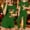 03 Green, variant on YueHuiYing 3PCS Women's Home Casual Clothes 3 Piece Outfits Short Sleeve Shirt Dolphin Shorts and Pant Sets Fashion Clothing