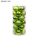 thumbnail image 2 of 24 Uds. De adornos de bolas de Navidad inastillables de 6cm para árbol de Navidad, decoraciones para fiestas de cumpleaños y bodas Adepaton CPB-SSW183-2, 2 of 5