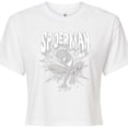 thumbnail image 3 of Marvel Spider-Man - Monochromatic - Juniors Cropped Graphic T-Shirt, 3 of 5