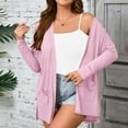 thumbnail image 2 of Mlzmgr Womens Cardigans Long Sleeve Open Front Loose Fitted Blouses for Women Casual Homewear Shirts, 2 of 8