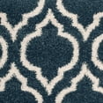 thumbnail image 2 of SAFAVIEH Hudson Louise Geometric Shag Area Rug, Slate Blue/Ivory, 6' x 9', 2 of 3