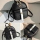 thumbnail image 2 of Mini Mochila Con Decoración De Lazo Para Mujer, Mochila De Cuero Pu, Mochila Escolar De Color Sólido Para Fiesta De Compras sonducket AP006182-04, 2 of 3