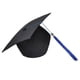 thumbnail image 3 of Sonducket Sombrero académico, gorras de recuerdo de la Academia, suministros de Cosplay de varios colores, accesorios de fiesta, tocado de soltero, Sombreros #2 Sonducket PS6429-02, 3 of 6