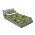 thumbnail image 2 of Ambesonne Floral Fitted Sheet & Pillow Sham Set, Cactus Flowers Garden, Twinxl, Multicolor, 2 of 2