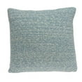 thumbnail image 1 of Parkland Collection PILB11076P Tobi Blue & Tan Square Transitional Pillow Cover with Poly Insert - 20 x 20 x 7 in., 1 of 3