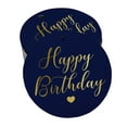 thumbnail image 1 of Inkdotpot Pack Of 50 Happy Birthday Favor Paper Tags Craft Real Gold Foil Hang Tags, 1 of 1