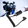 thumbnail image 1 of D Tap Spring Cable Adapter For Cameras, D Tap Male To 4 Port Dtap Female Splitter Power Cable D Tap Male Connector 4 Port D Tap Female Connector, 1 of 8