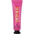 thumbnail image 2 of Maybelline Cheek Heat Gel-Cream Blush Makeup, Lightweight, Breathable Feel, Sheer Flush Of Color, Natural-Looking, Dewy Finish, Oil-Free, Berry Flame, 0.27 Fl Oz, 2 of 2