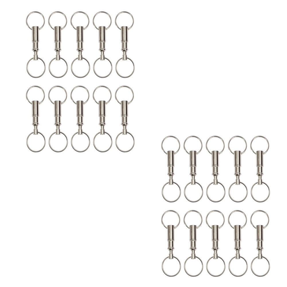 US 1020 Pcs Handy Basics Quick Release Key Detachable Pull Apart Ring