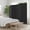 Black, variant on GOJOOASIS 4 Panel Room Divider Folding Privacy Screen Home Office Dorm Decor,Navy Blue