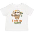thumbnail image 3 of Inktastic Cute Sloth I Love My Nanny Boys or Girls Toddler T-Shirt, 3 of 5