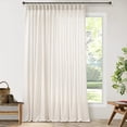thumbnail image 1 of ASWZXCFGV Sage Green Linen Sheer Curtains 96 Inches Long Memory Shape Trained Pleated Curtain for Living Room with Hooks Rings Back Tab Pinch Pleat Drapes 96 Inch Length for Boho Bedroom, 1 of 8