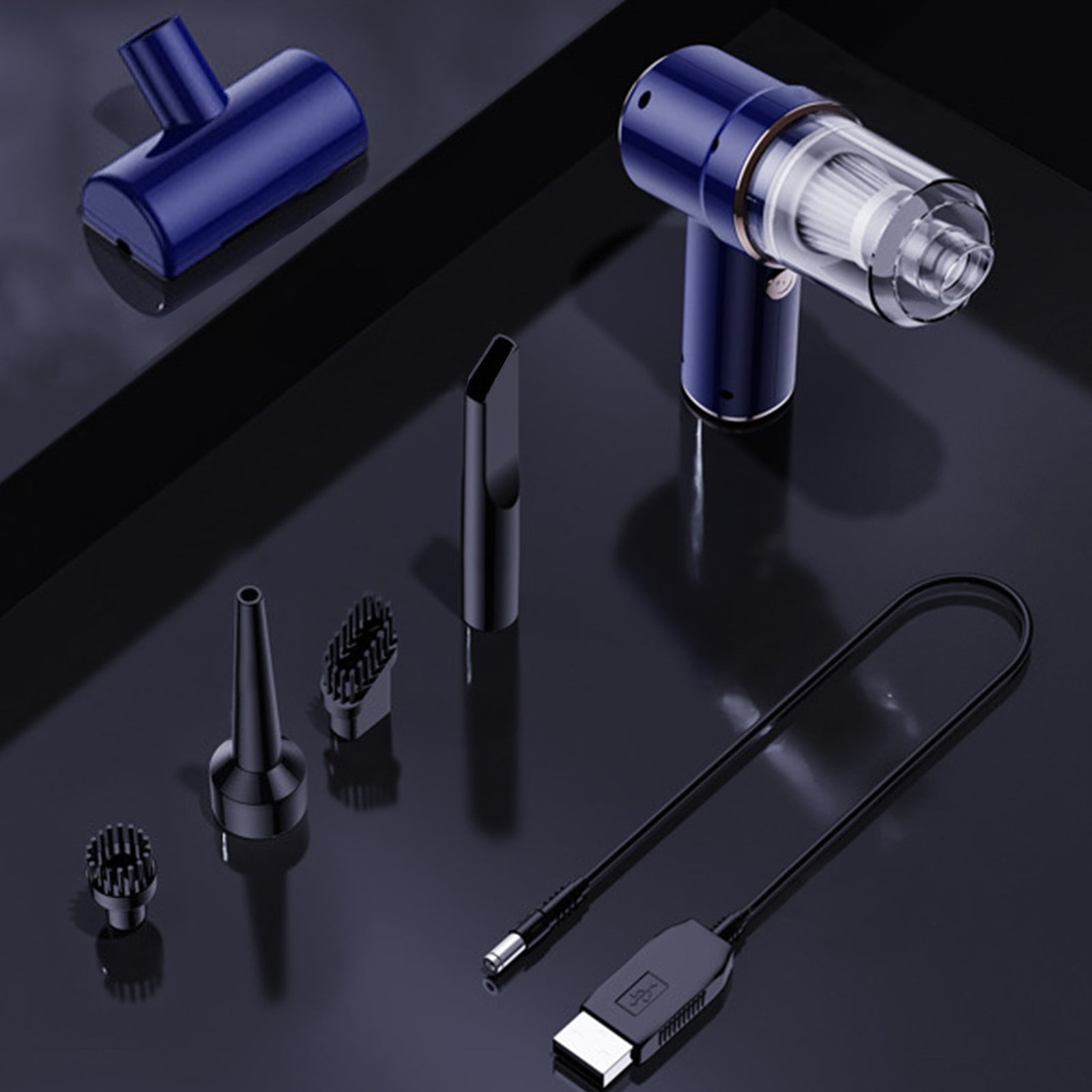 ESULOMP Car Vacuum Cleaner,Handheld Vacuum Cleaner High Power Vacuum Cleaner with Multi-nozzle and Floor Brush for Vehicle/office/ Pet Hair.
