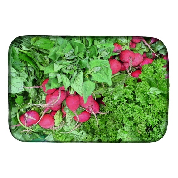 Raddish by Gary Kwiatek Dish Drying Mat