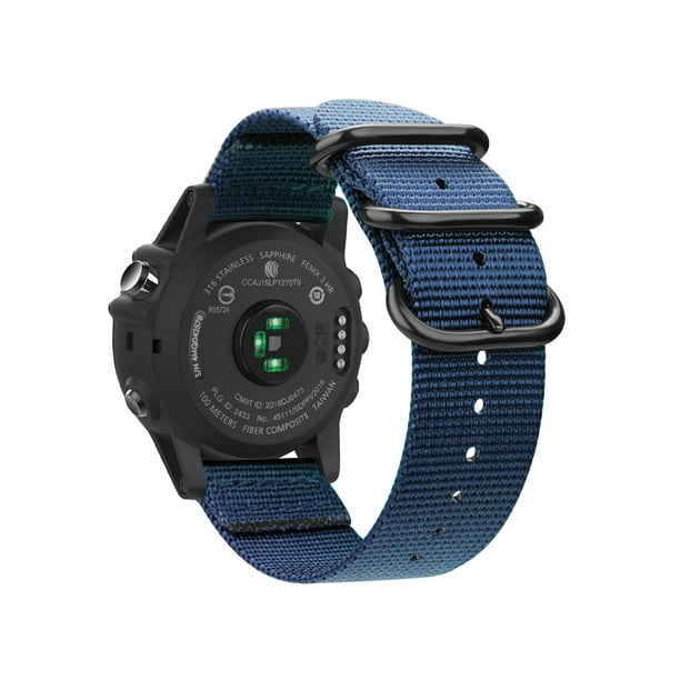 For Garmin Fenix 3 / 3 HR / Fenix 5X Watch Band, Fintie Nylon Bands Replacement Sport Strap