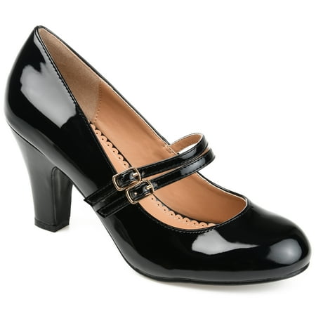 

Journee Collection Womens Wendy-09 Round Toe High Block Heel Pumps